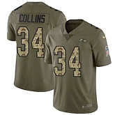 Nike Ravens 34 Alex Collins Olive Camo Salute To Service Limited Jersey Dzhi,baseball caps,new era cap wholesale,wholesale hats